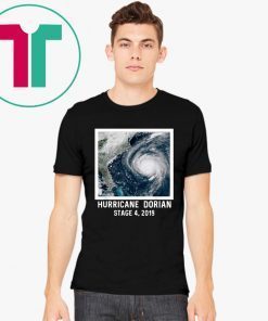 Florida Hurricane Dorian Stage 4 Natural Disaster Ocean T-Shirts