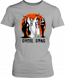 Vampira ghoul gang sunset halloween Tee Shirt