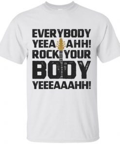 Womens Backstreet Everybody Rock Your Body Back Great Boys Music V-Neck T-Shirt