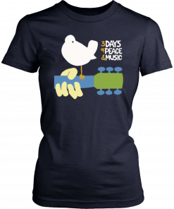 Woodstock 3 Days of Peace & Music Not Fade Away Woodstock T-Shirt