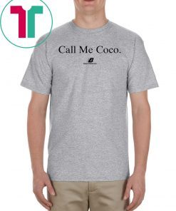 Mens Call Me Coco Shirt Coco Gauff Unisex Tee Shirt