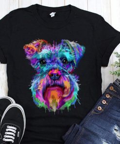 Schnauzer art splash Unisex T-Shirt