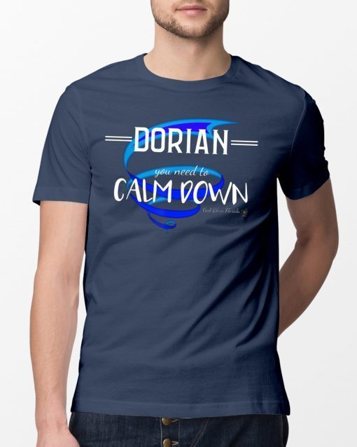 Dorian Hurricane Shirt Calm Down Florida Love 2019 T-Shirt