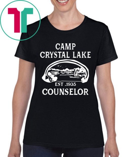 Camp Crystal Lake Camping Vintage Horror Novelty 2019 T-Shirt
