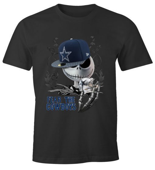 Jack skellington fear the dallas cowboy nfl Shirt