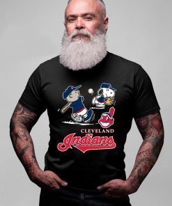 Charlie brown Snoopy Cleveland Indians T-Shirt