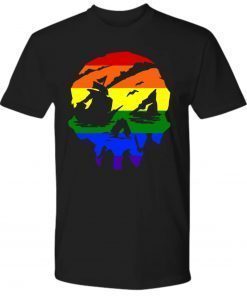 Sea of Thieves Skull Pride Rainbow T-Shirt