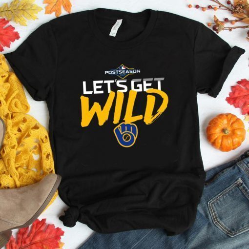Womens Let's Get Wild Milwaukee Brewers Tee Shirt