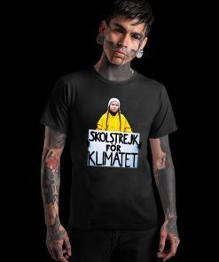 Offcial Greta Thunberg Skolstrejk For Klimatet T-Shirt