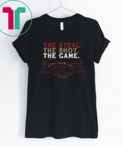 Mens Womens The Steal, The Shot, The Game T-Shirt - Dearica Hamby
