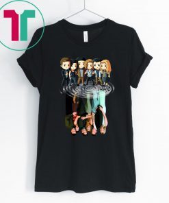 Friends Tv Characters Chibi Water Reflection T-Shirt