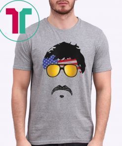 Minshew USA Headbeand with Glasses T-Shirt