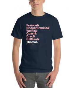 Frankie Bride Of Frankie Wolfie Quasi Drac Gillman Thomas T-Shirt