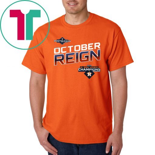 Offcial October Reign Astros Champions T-Shirt