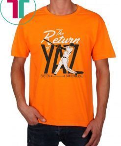 Mike Yastrzemski Shirt, The Return of Yaz, MLBPA T-Shirt