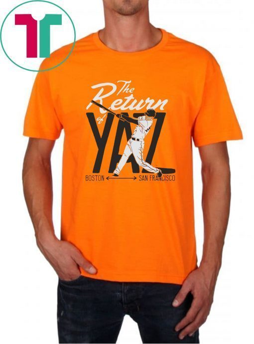 Mike Yastrzemski Shirt, The Return of Yaz, MLBPA T-Shirt