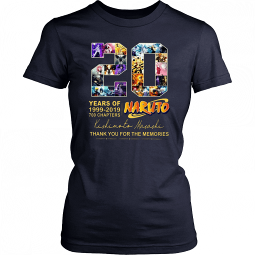 20 Years of Naruto T-Shirt