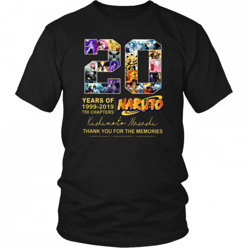 20 Years of Naruto T-Shirt
