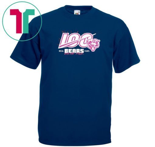 REAL BEARS FANS WEAR PINK SHIRT CHICAGO BEARS T-SHIRT