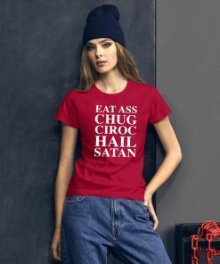 Mens Dillon Francis Eat Ass Chug Ciroc Hail Satan Shirt