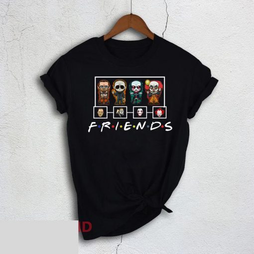 Friends Horror Movie Creepy Halloween Gift T-Shirt