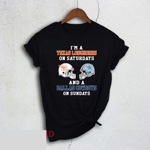 I'm a Texas Longhorns on Saturdays and a Dallas Cowboys on sundays Classic T-Shirt