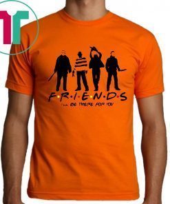 Horror Friends Jason Voorhees Freddy Krueger Texas Chain Saw Michael Myers T-Shirt