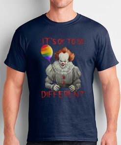 IT pennywise it's ok to be different lgbt pride T-Shirt