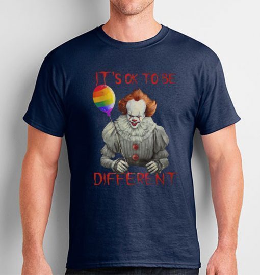 IT pennywise it's ok to be different lgbt pride T-Shirt