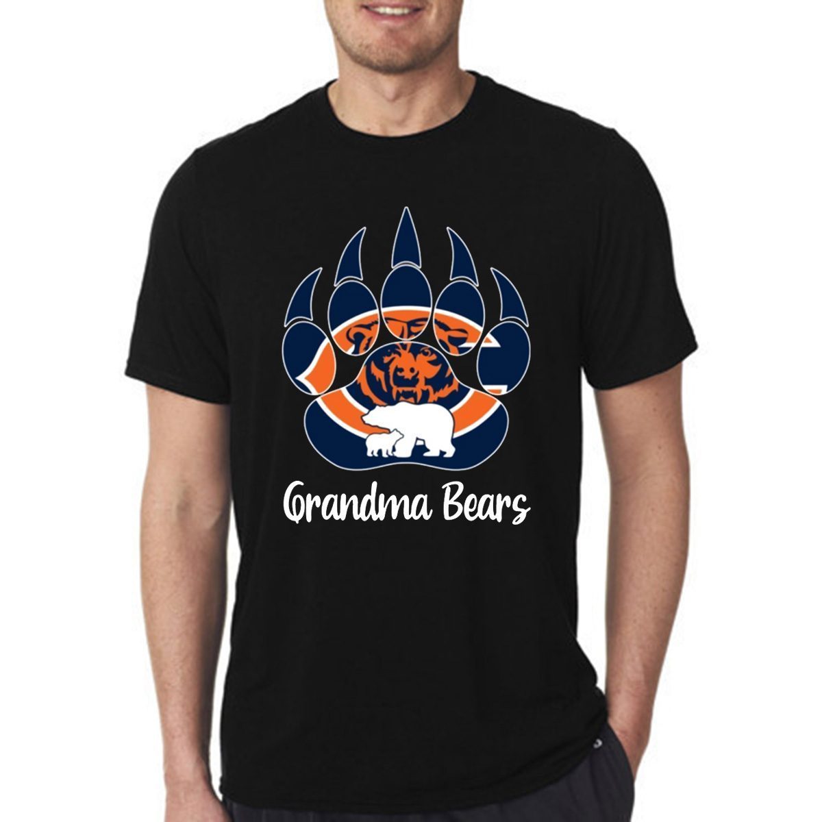 Grandma Bears Cool Gift For Fans Chicago Bears TShirt