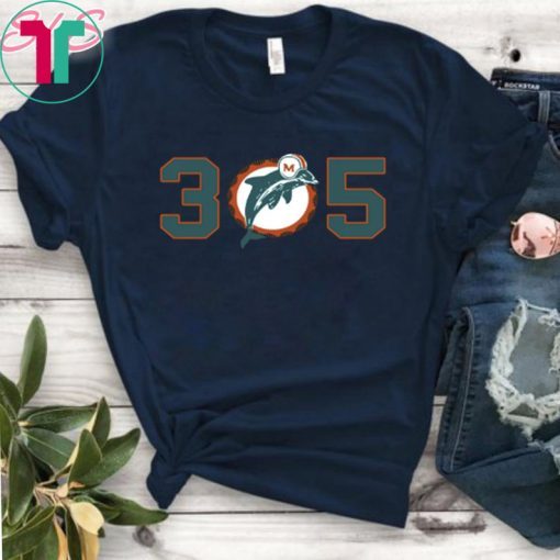 305 T-Shirt Miami Dolphins Tee