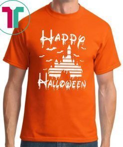 Happy Halloween Disney Castle Funny T-Shirt