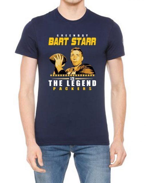 Buy Bart Starr The Legend Green Bay Packers Cool Gift T-Shirt