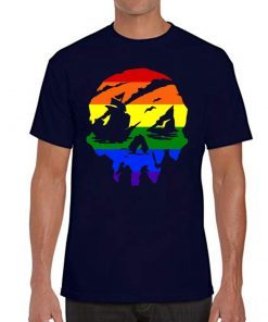 Sea of Thieves Skull Pride Rainbow T-Shirt