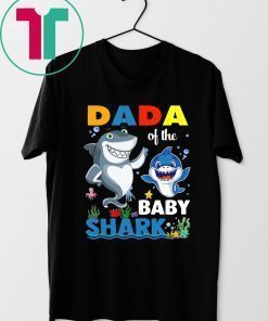 Dada Of The Baby Shark Birthday T-Shirt