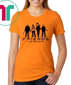 Horror Friends Jason Voorhees Freddy Krueger Texas Chain Saw Michael Myers T-Shirt