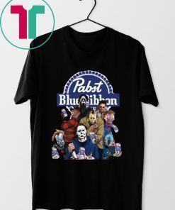 Horror Characters Pabst Blue Ribbon Shirt