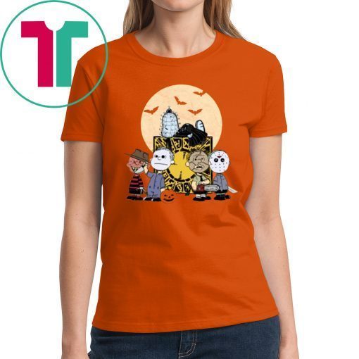 Pinhead Snoopy And Horror Peanuts Friends Halloween T-Shirt