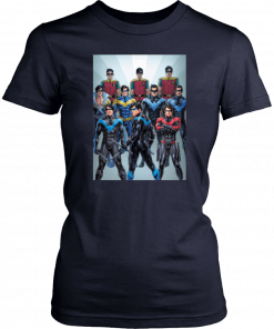 80th Anniversary The Nightwing Dick Grayson Through The Decades T-Shirt