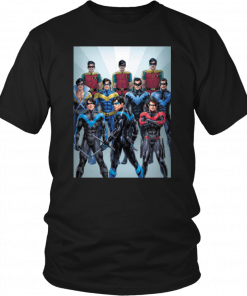 80th Anniversary The Nightwing Dick Grayson Through The Decades T-Shirt
