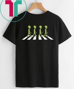 Alien On The Abbey Road Offcial T-Shirt