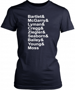 Bartlet Mcgarry Lyman Cregg The West Wing Gift T-Shirt