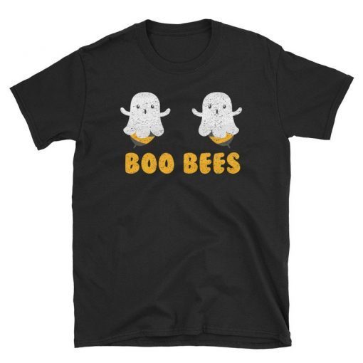 Boo Bees Funny Halloween T-Shirt, Halloween T-Shirt Gift, Short-Sleeve Unisex T-Shirt