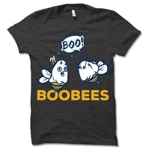 Halloween T-Shirt. Boobees Boo-Bees T Shirt. Funny Halloween Gift. Halloween Shirt