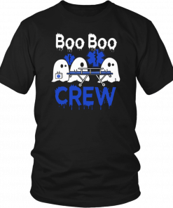 Halloween boo boo crew ghost paramedic shirts