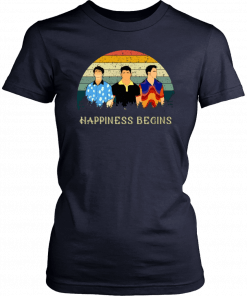 Cool Brothers Happiness Begins Vintage T-Shirt