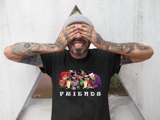 Buy DC Comics And Disney Characters Friends T-Shirt