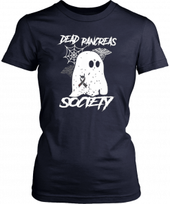 Mens Diabetes Awareness Halloween Ghost Dead Pancreas Society T-Shirt