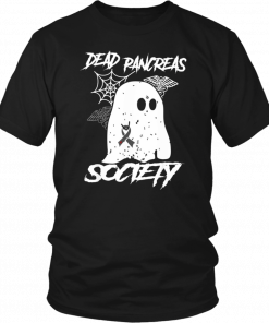 Mens Diabetes Awareness Halloween Ghost Dead Pancreas Society T-Shirt