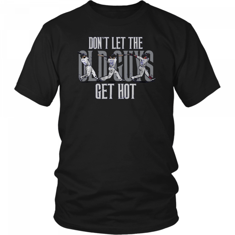 Don't Let the Old Guys Get Hot T-Shirt - ShirtElephant Office